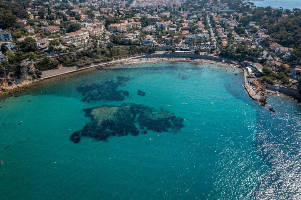 Grand T3 Lumineux Spacieux Propre, Tout Confort, Parking, Ascenseur, Emplacement Central Unique, Port-Commerces-Mer Et Plages A Pied, Location Du Samedi Au Samedi Санари-сюр-Мер Экстерьер фото